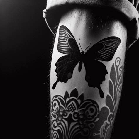 Tatuaje de mariposas en la pierna: significado y diseño